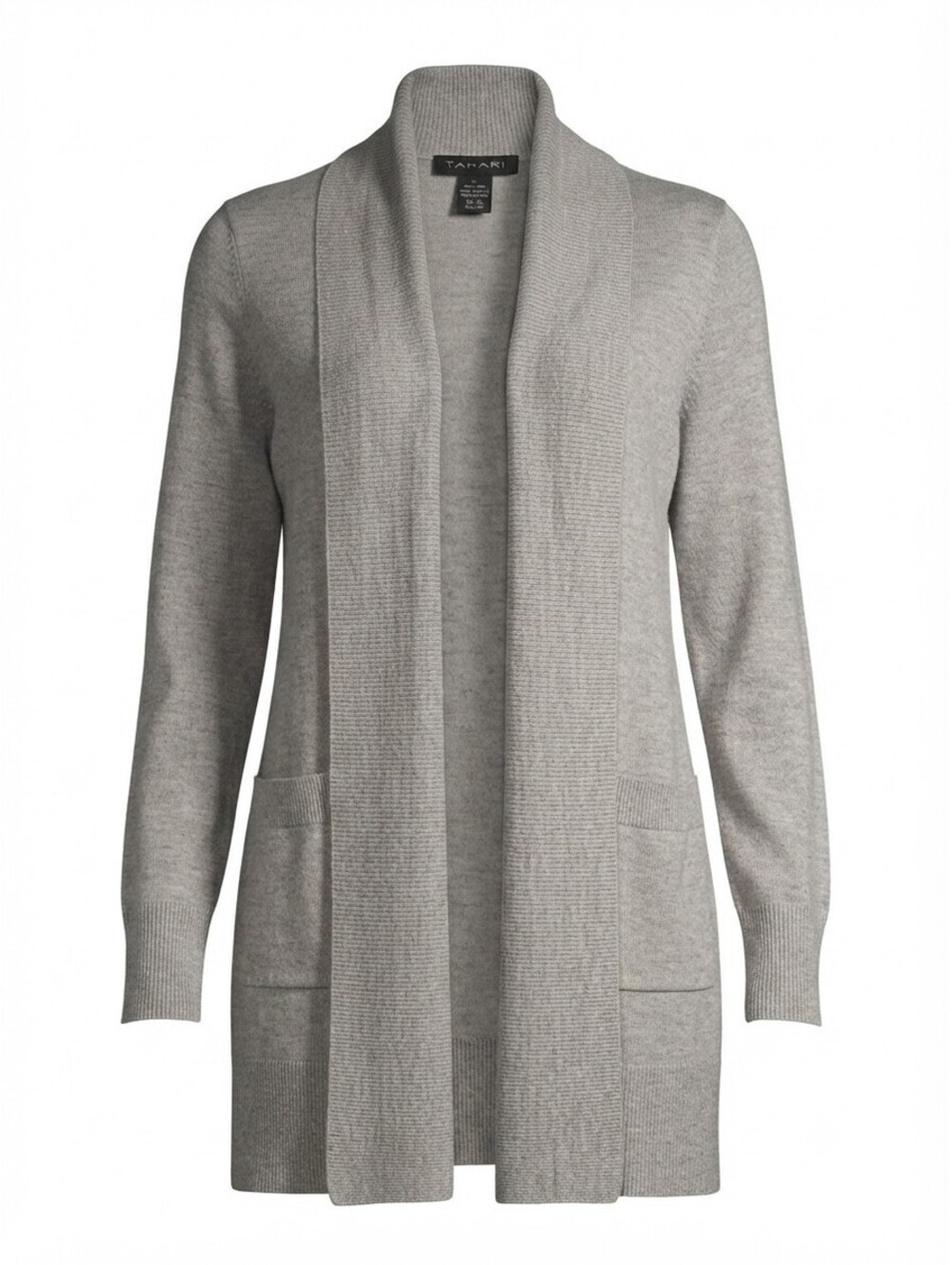 Tahari Merino Wool Blend Long Sweater Cardigan Womens Medium